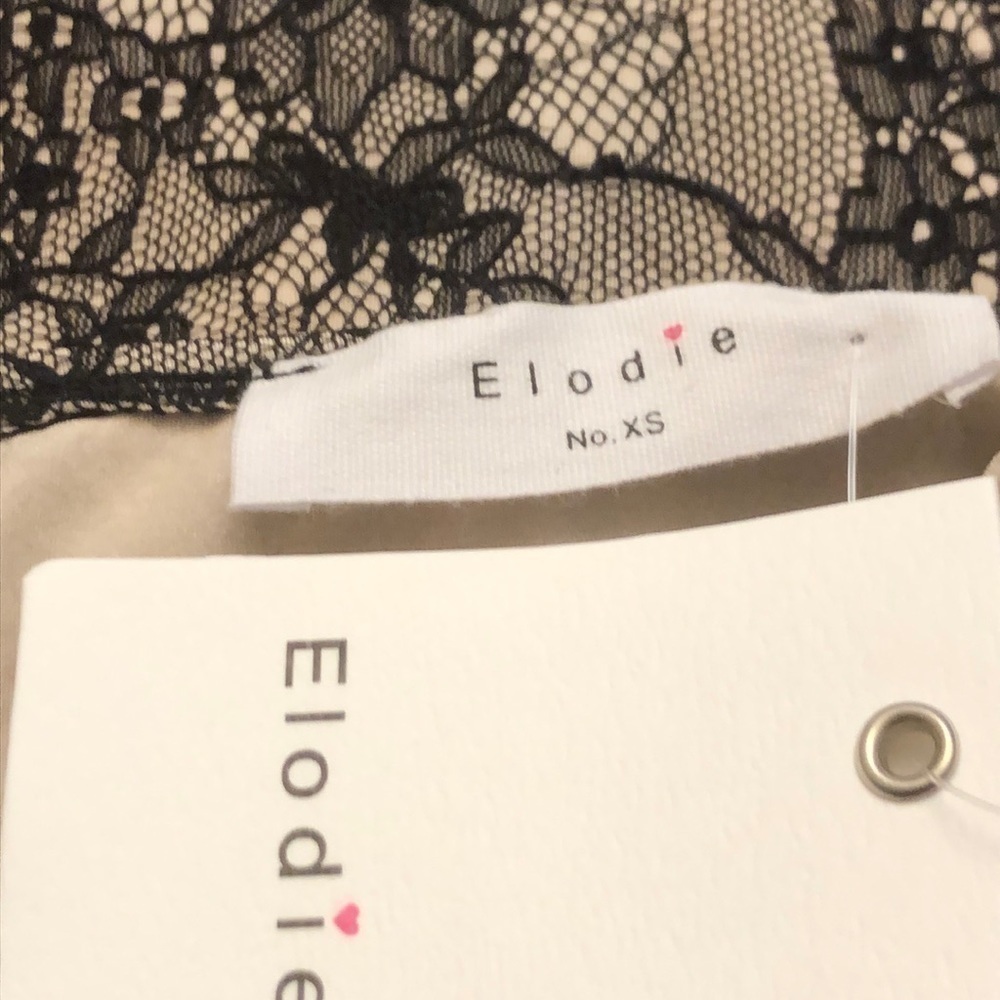 Elodie Deep V-Neck Lace Cami Bodysuit - Picture 8 of 9